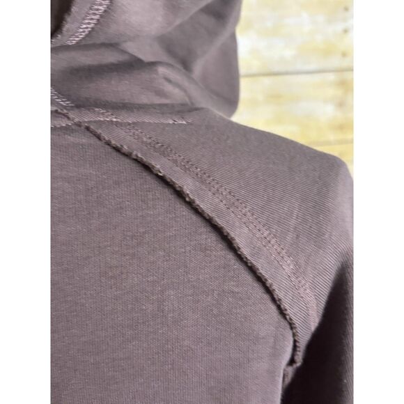 GYMSHARK MENS LEGACY  GYM ATHLETIC ATHLEISURE HOODIE IN WALNUT MAUVE SIZE SMALL - Picture 7 of 7